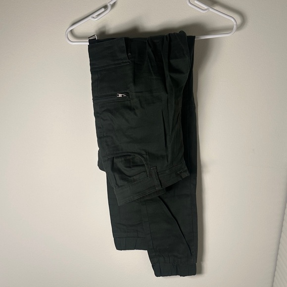 Men's Dark Green Cargo Pants - Picture 1 of 1